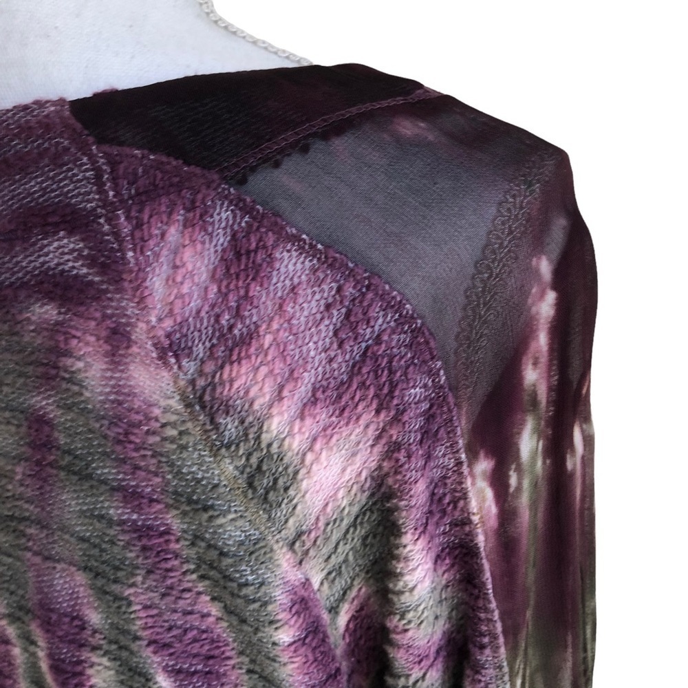 XCVI Tunic Purple Gray Tunic Medium - Picture 3 of 10